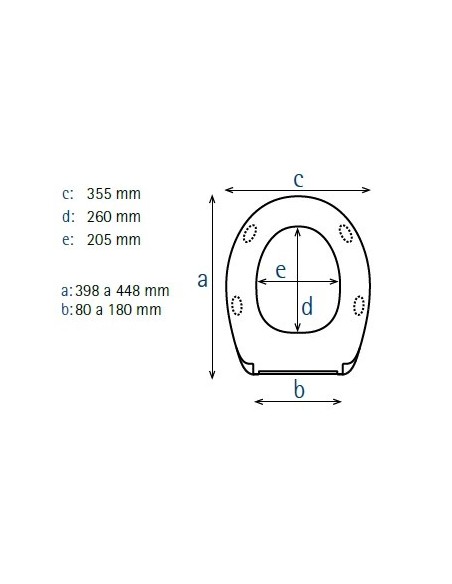 Abattant  WC rechange pour WC SELLES Royan blanc fabriqué par ESTOLI