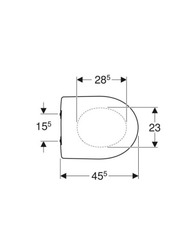 Abattant WC Selles Royan CLICO Blanc Frein de Chute