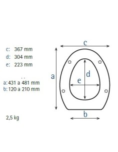 Abattant WC Selles Atlantis Champagne 2