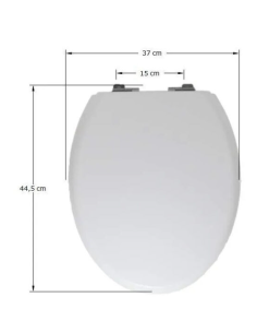 Abattant WC Selles COURCHEVEL Blanc Fait Sur Mesure 2