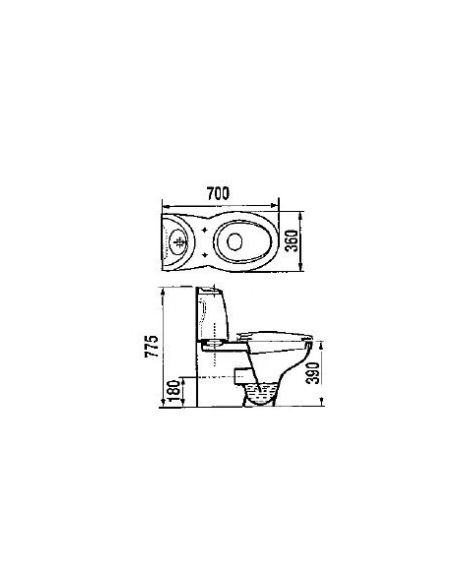 Abattant WC Selles COURCHEVEL Blanc Fait Sur Mesure