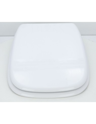 Abattant WC Selles OSLO Blanc Frein De Chute Fait Sur Mesure