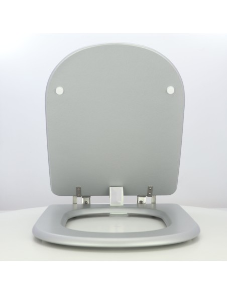 Abattant WC Pour Toilette Selles Yoko Argent