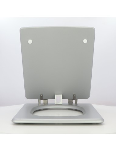 Abattant WC Pour Toilette Selles Shanga Argent