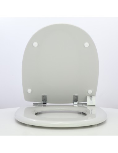 Abattant WC Pour Toilette Selles Antibes Frein De Chute Fait Sur Mesure GRIS