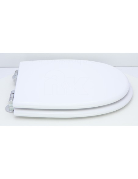 Abattant WC Pour Toilette Selles Gilia Frein De Chute Fait Sur Mesure Blanc