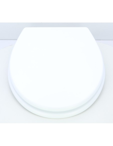 Abattant WC Pour Toilette Selles Royan Blanc WOODLINE Abattant WC Pour Toilette Selles Royan Blanc WOODLINE