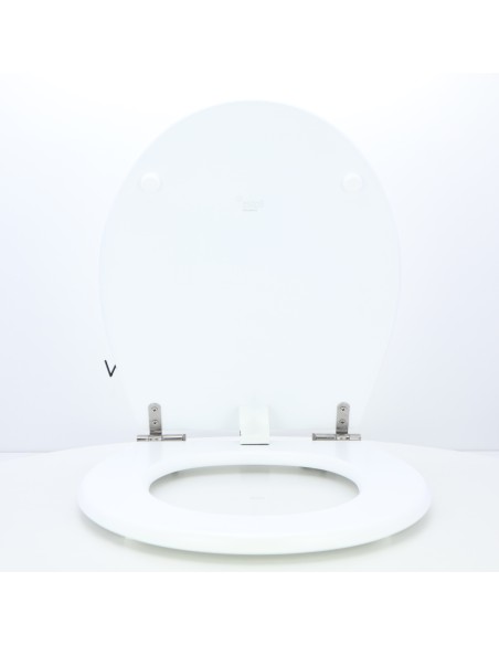 Abattant WC Pour Toilette Selles Royan Blanc WOODLINE Abattant WC Pour Toilette Selles Royan Blanc WOODLINE