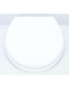 Abattant WC Pour Toilette Selles Royan Blanc WOODLINE Pergamon 2