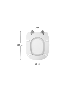 Abattant WC Pour Toilette Selles Giro Blanc 2