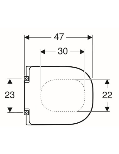 Abattant WC SELLES Compatible Fait Sur Mesure