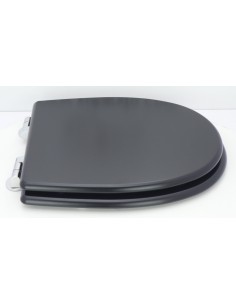 Abattant WC Selles Gilia Frein De Chute Fait Sur Mesure Noir 2