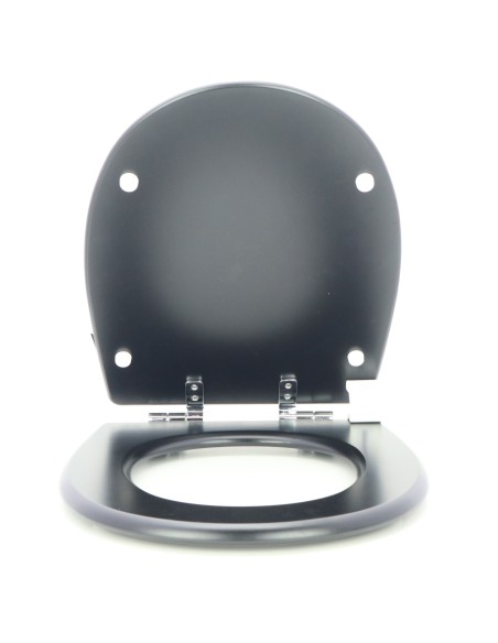 Abattant WC Selles Gilia Frein De Chute Fait Sur Mesure Noir