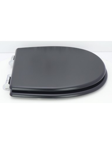 Abattant WC Selles Gilia Frein De Chute Fait Sur Mesure Noir