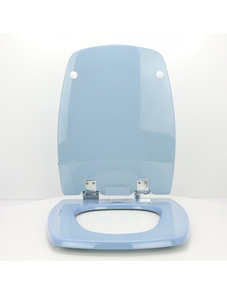 Abattant WC Pour Toilette Selles Cheverny Bleu Myosotis Jaspé