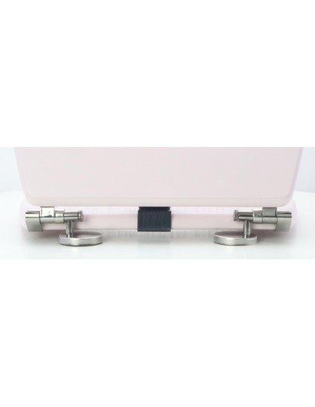 Abattant WC Selles Sully Rose illusion Frein De Chute WOODLINE Abattant WC Selles Sully Rose illusion Frein De Chute WOODLINE