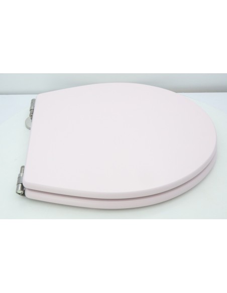 Abattant WC Selles Sully Rose illusion Frein De Chute WOODLINE Abattant WC Selles Sully Rose illusion Frein De Chute WOODLINE