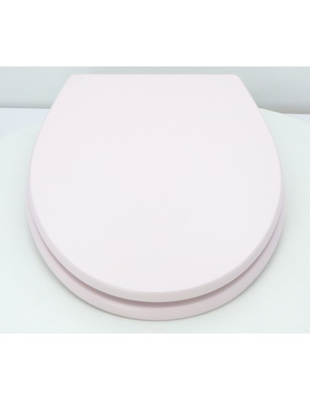 Abattant WC Selles Sully Rose illusion Frein De Chute WOODLINE Abattant WC Selles Sully Rose illusion Frein De Chute WOODLINE