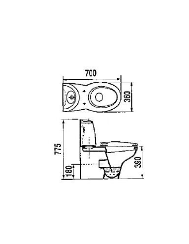 Abattant WC Selles COURCHEVEL Blanc Fait Sur Mesure