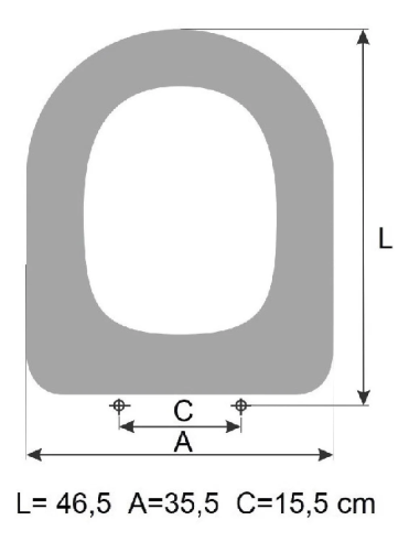 Abattant WC SELLES Joan Suspendue fabriqué par ETOOS