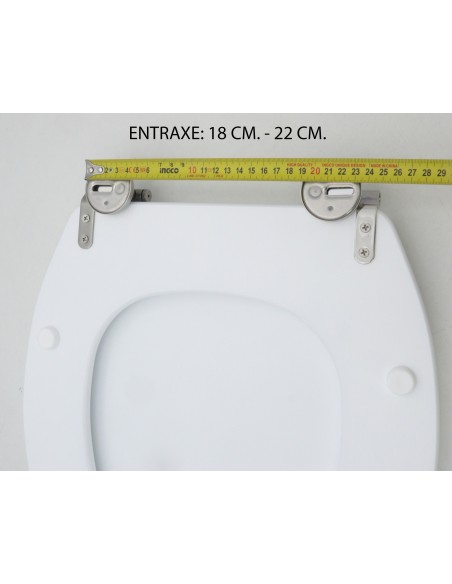 Abattant  WC  pour WC SELLES Royan MINI  blanc fabriqué par ESTOLI
