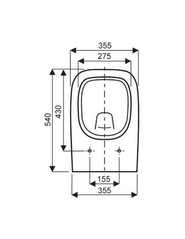 Abattant WC Selles Royan STYLE Blanc Fait Sur Mesure